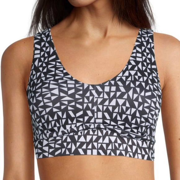 Xersion Women's Tri Geo Print Medium Support Sports Bra Size S L XL - Picture 3 of 10
